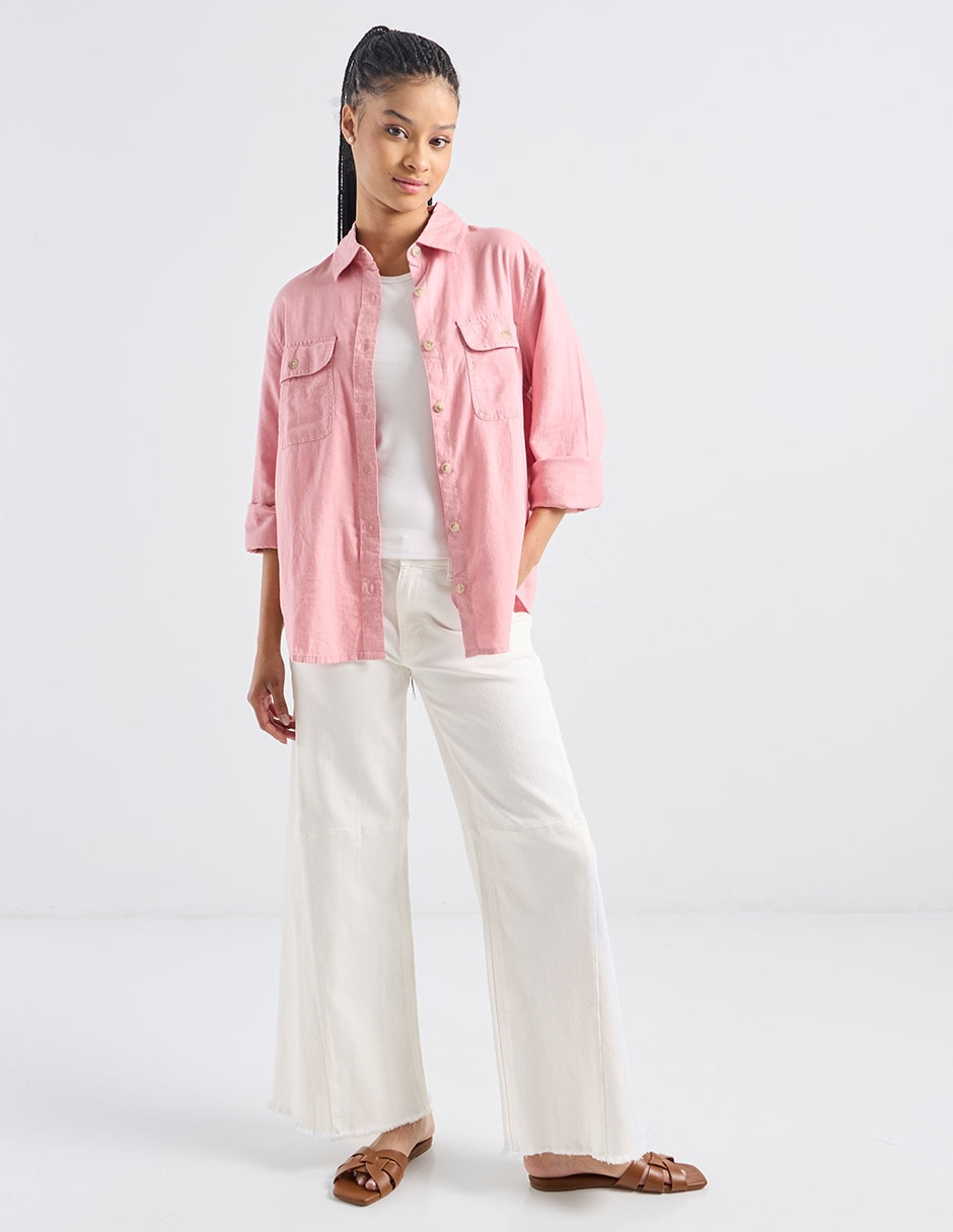 Top cuello redondo tirante ancho 3