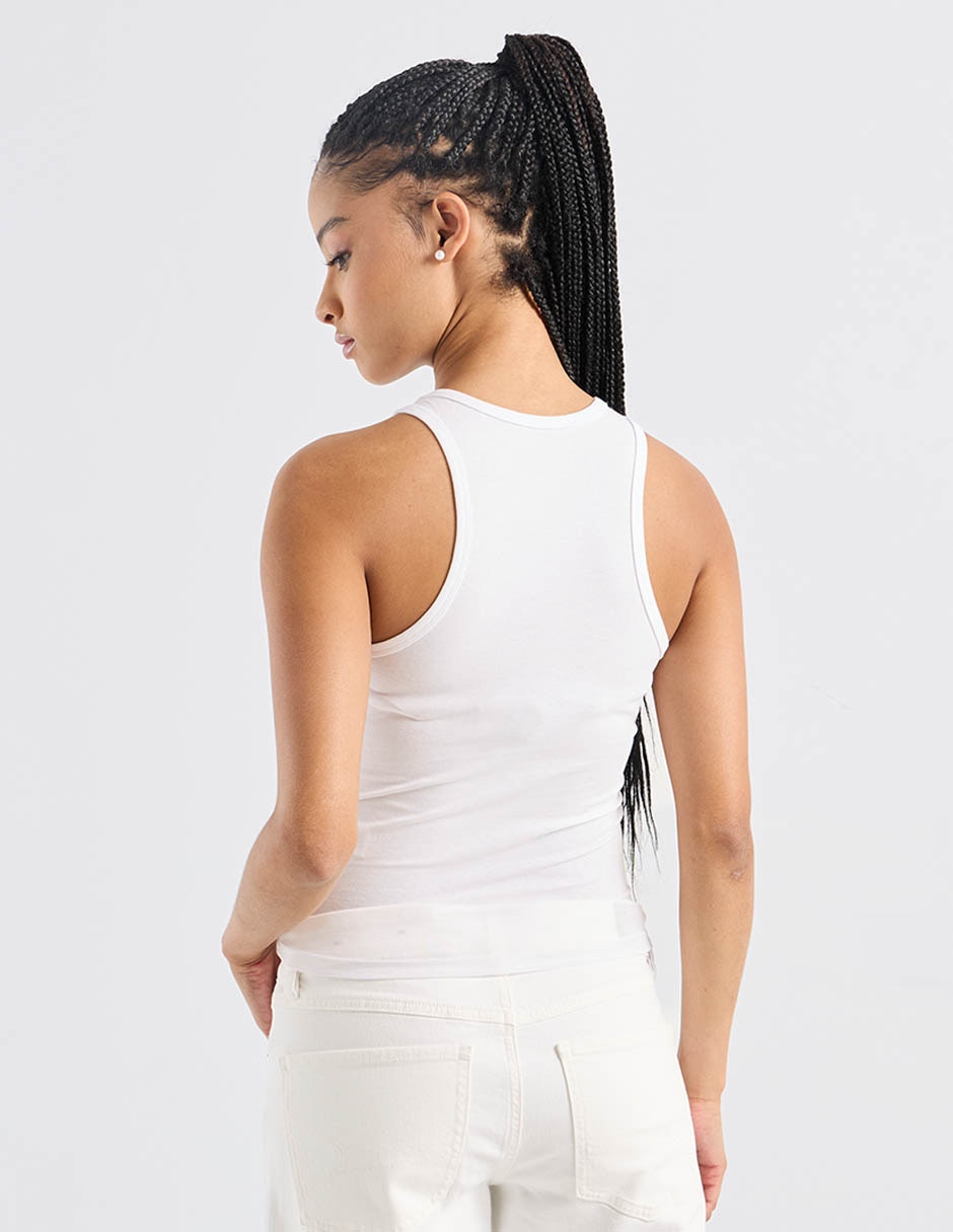 Top cuello redondo tirante ancho 6
