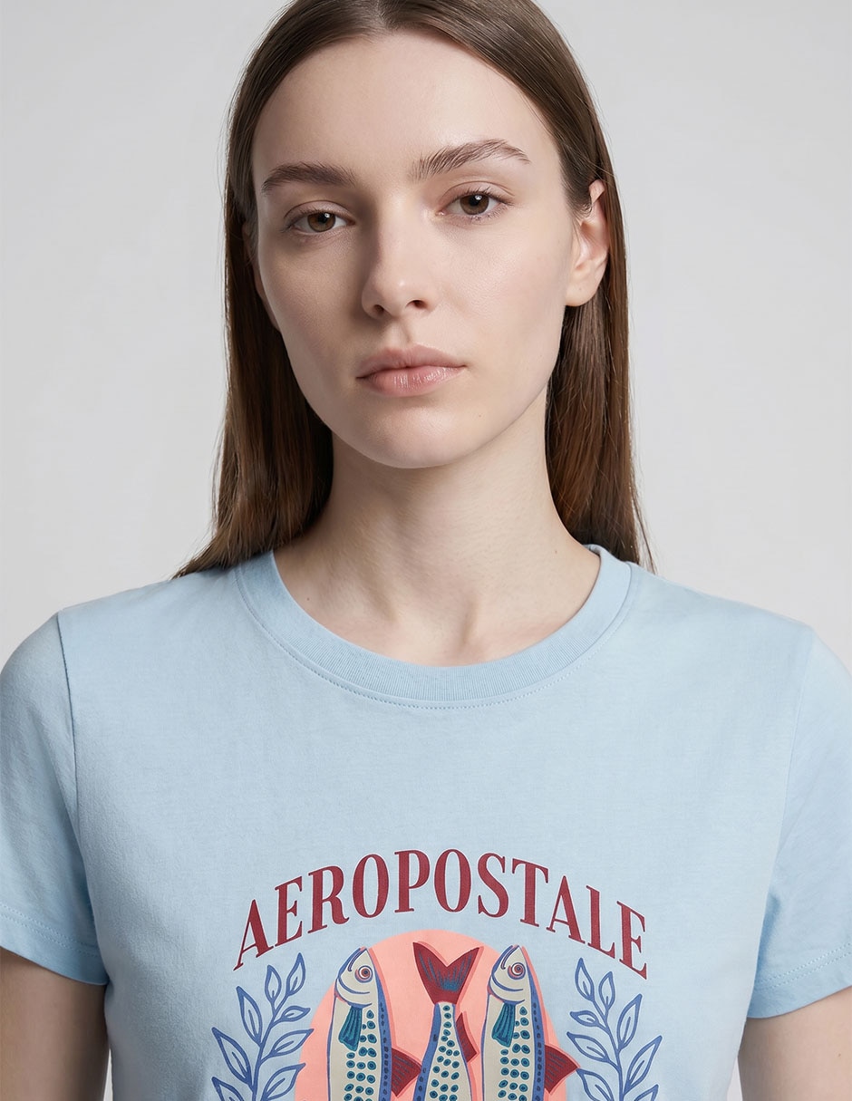 PLAYERA AERO 3969S26 REGULAR LOGO REDON