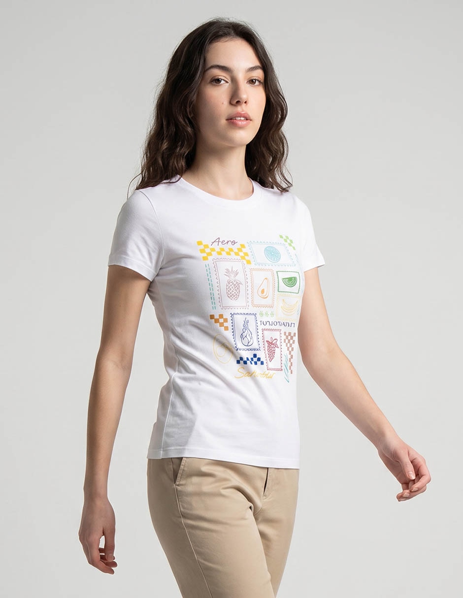Playera aero 3979 regular logo redon