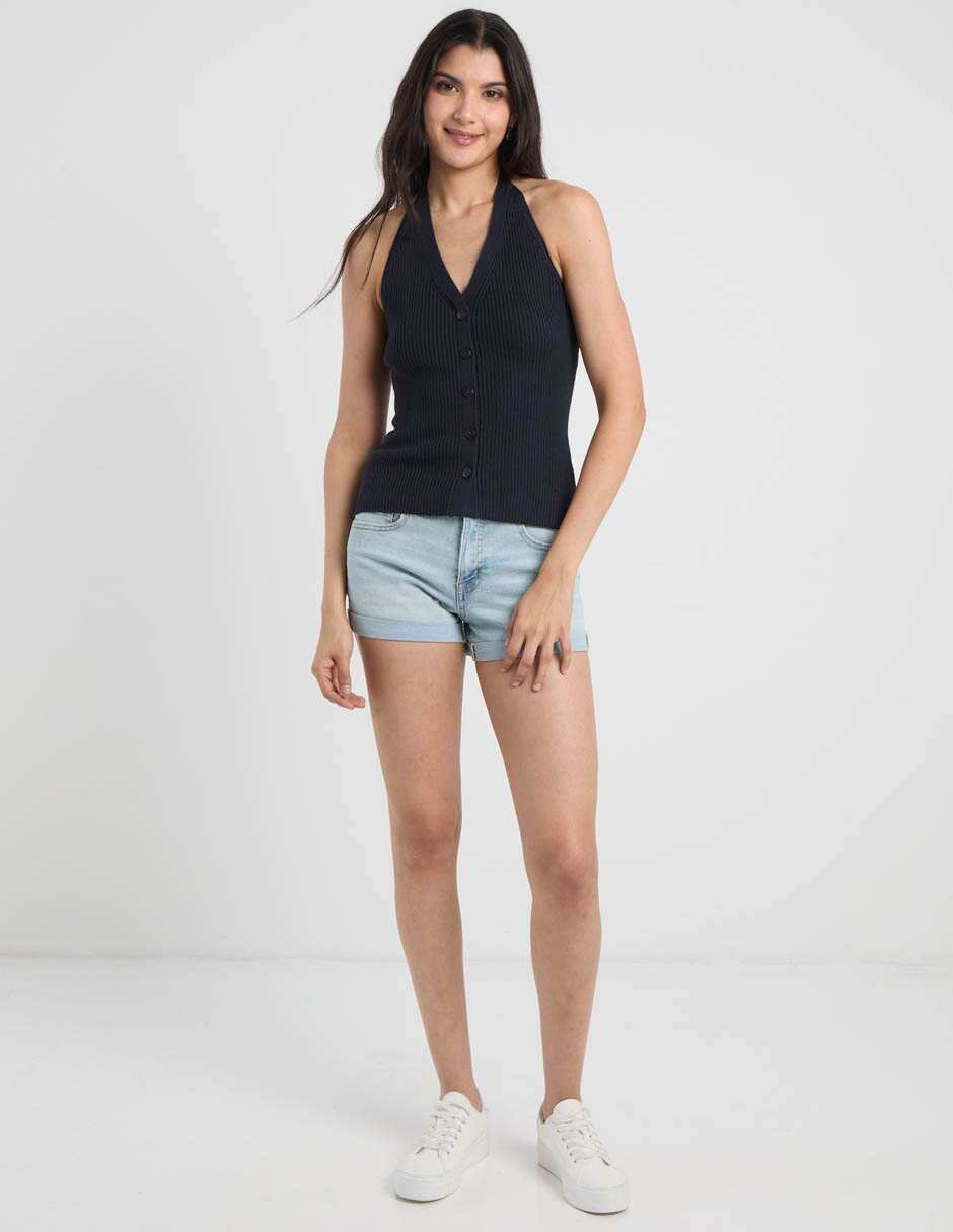 Blusa manga corta para mujer 4