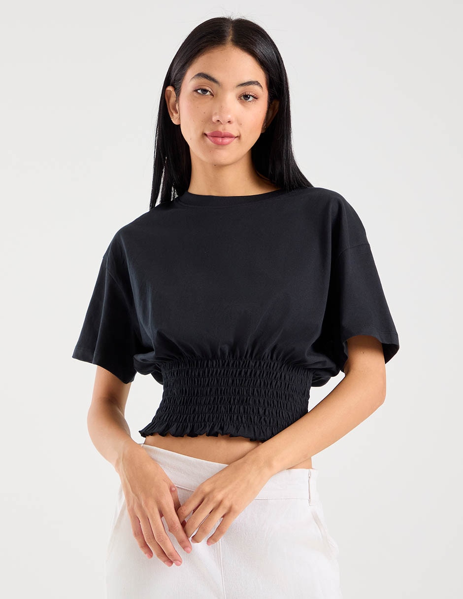 Playera manga corta Aéropostale cuello redondo para mujer 1