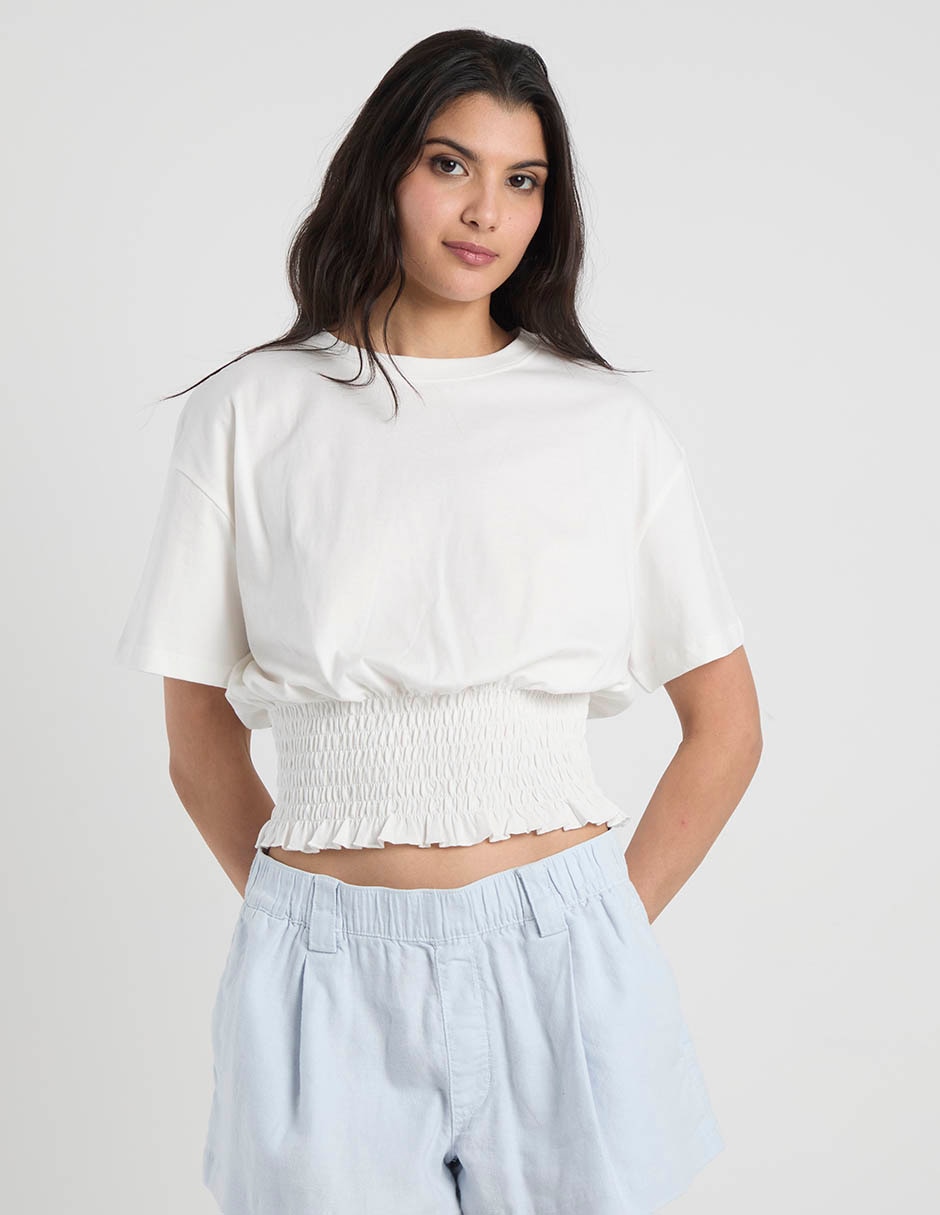 Playera manga corta aéropostale cuello redondo para mujer