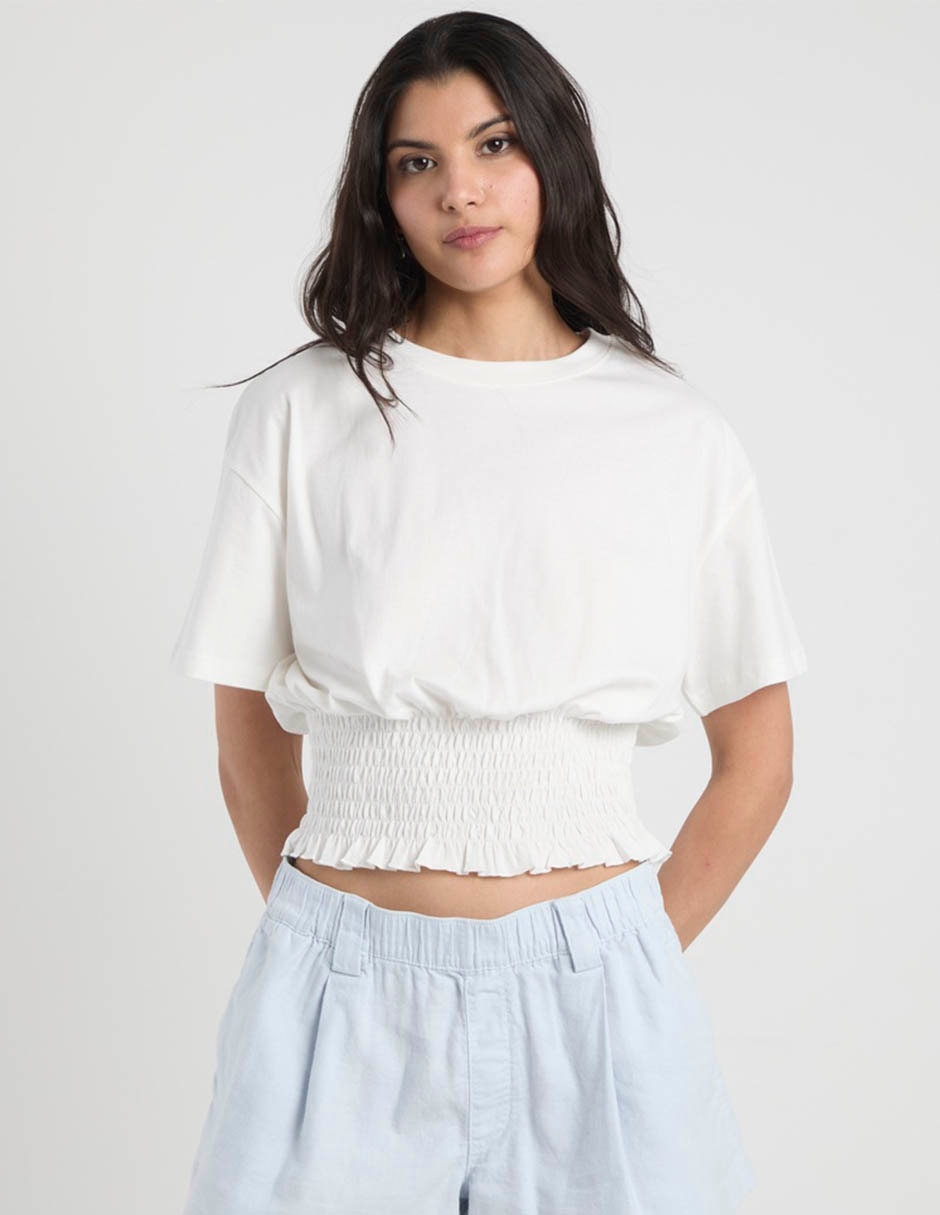 Playera manga corta cuello redondo mujer 5