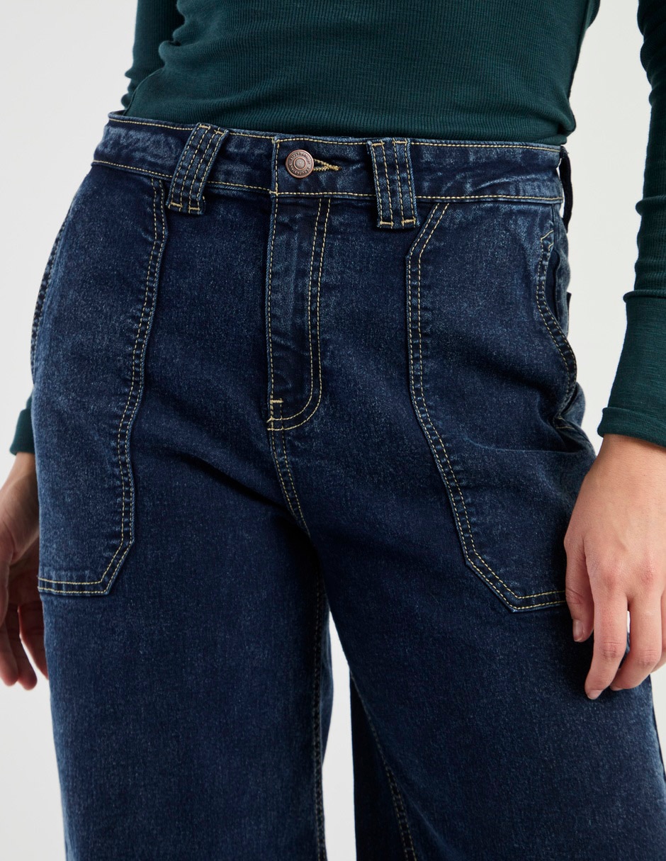 Jeans wide leg Aéropostale para mujer 2