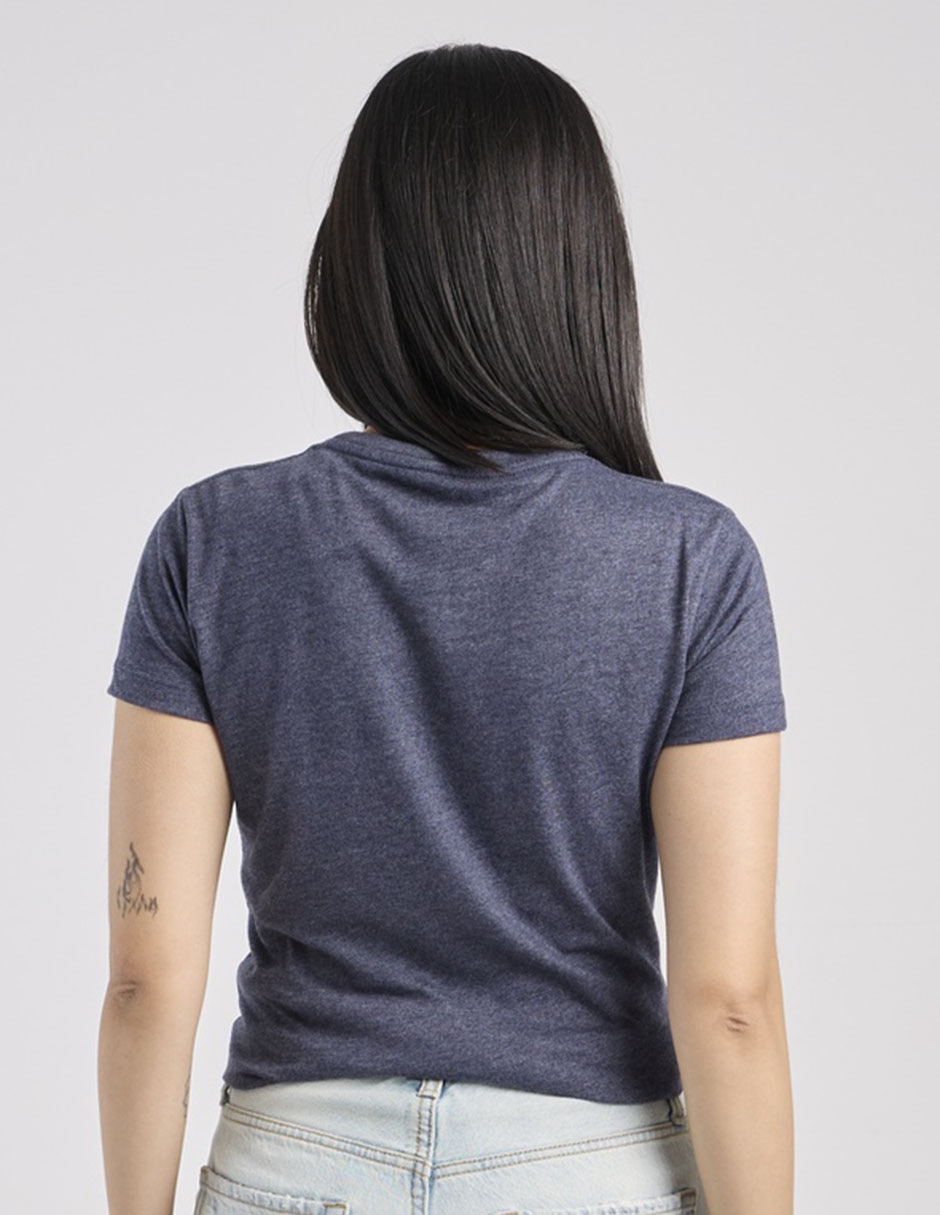 Playera manga corta cuello redondo mujer 5