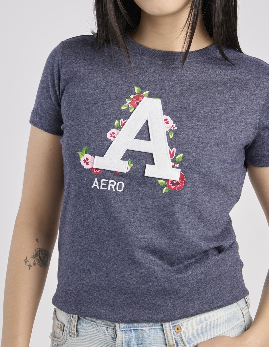 Playera manga corta cuello redondo mujer 3