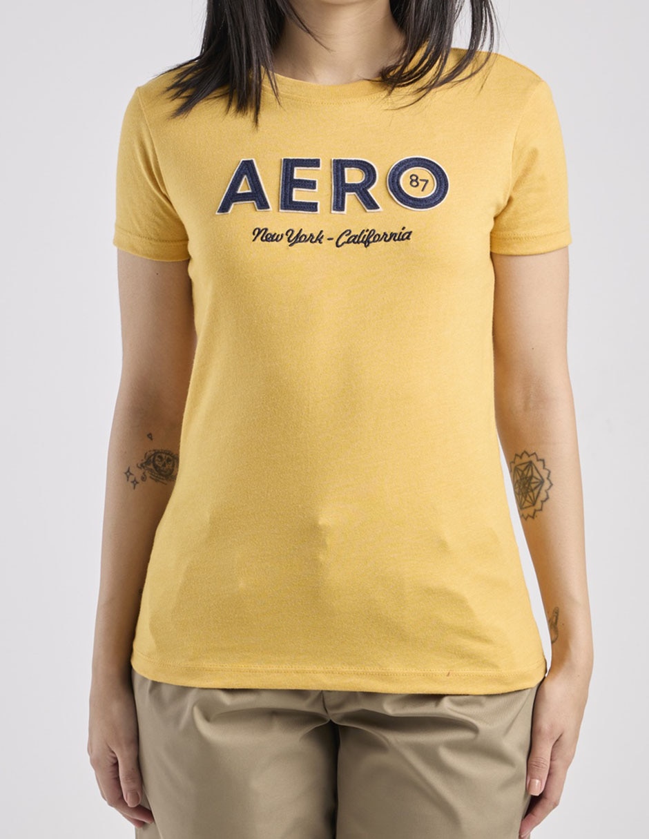 Playera manga corta cuello redondo mujer 2