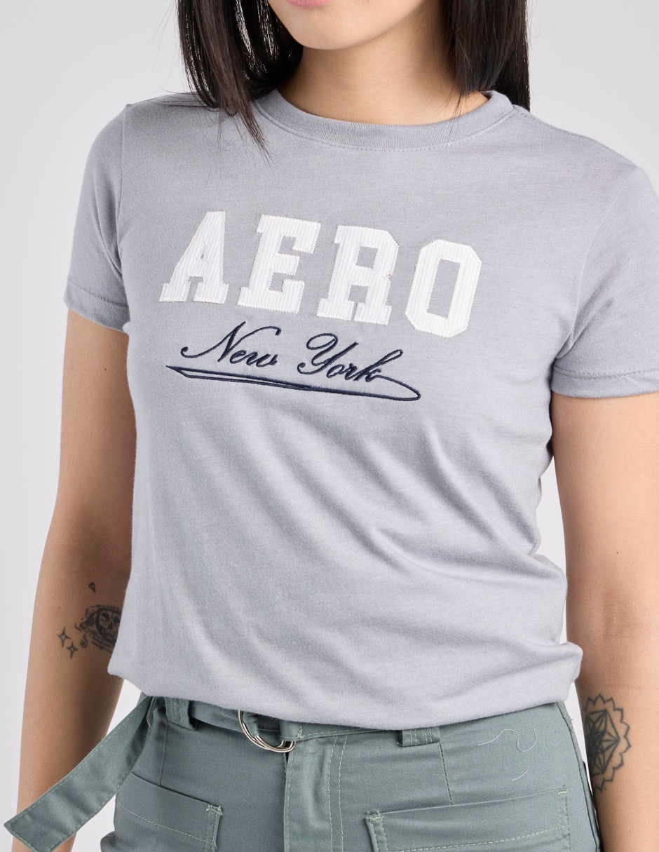 Playera manga corta cuello redondo mujer 3