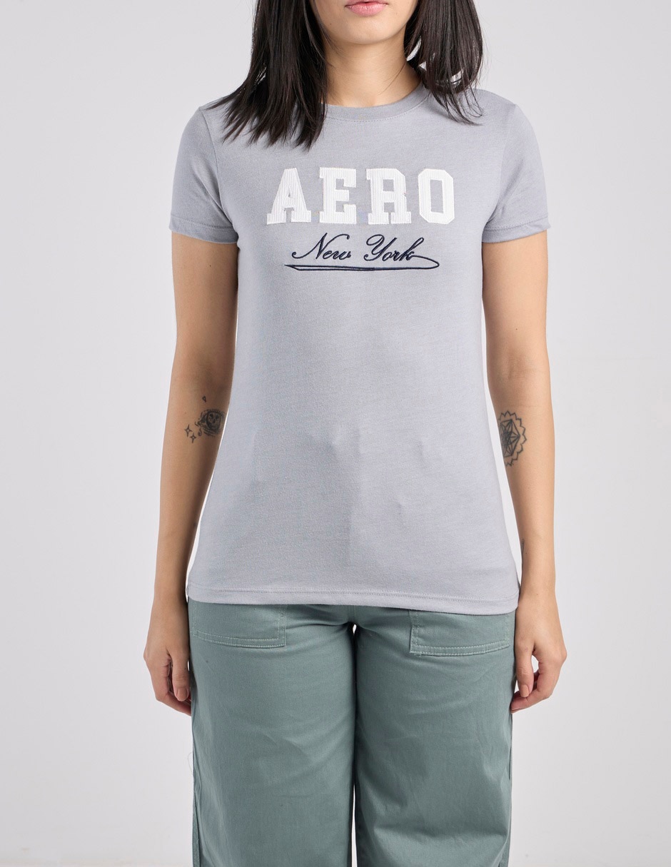 Playera manga corta cuello redondo mujer 2