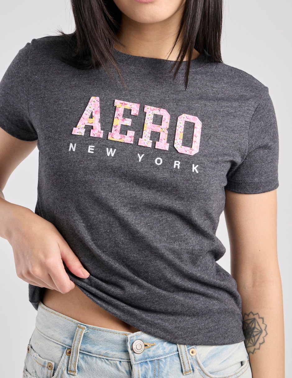 Playera manga corta cuello redondo mujer 2