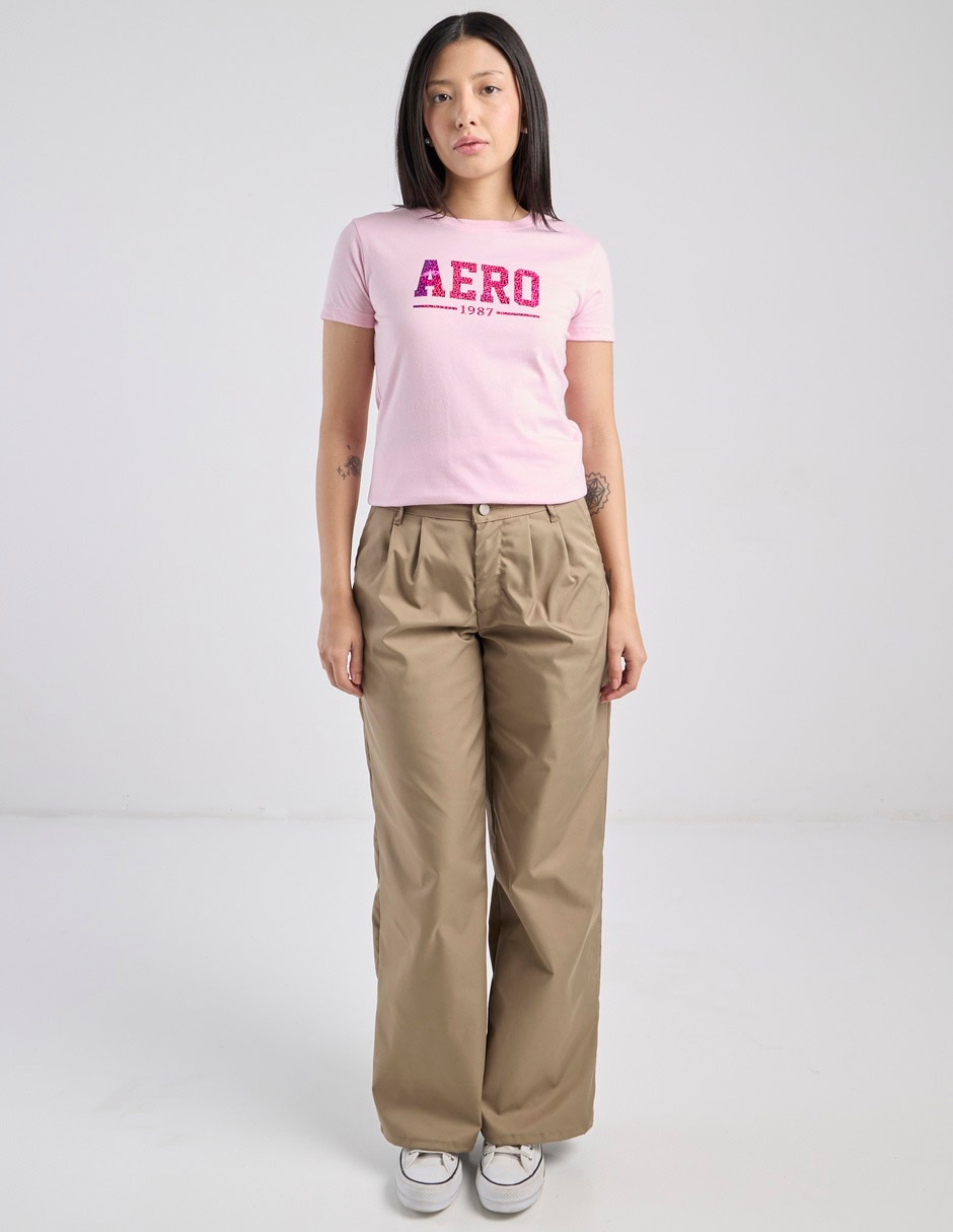 Playera manga corta cuello redondo para mujer 3
