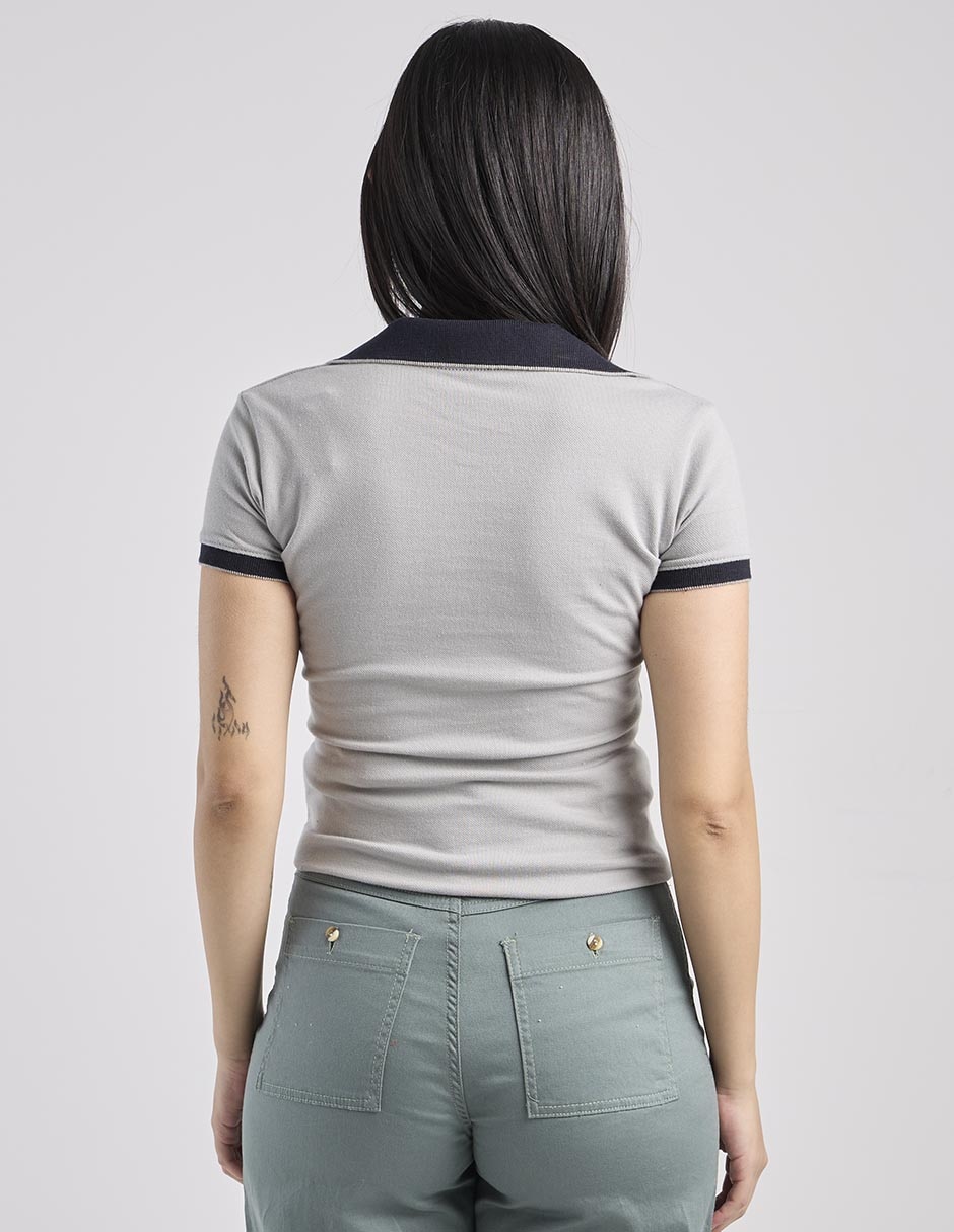 Playera manga corta cuello v mujer 5