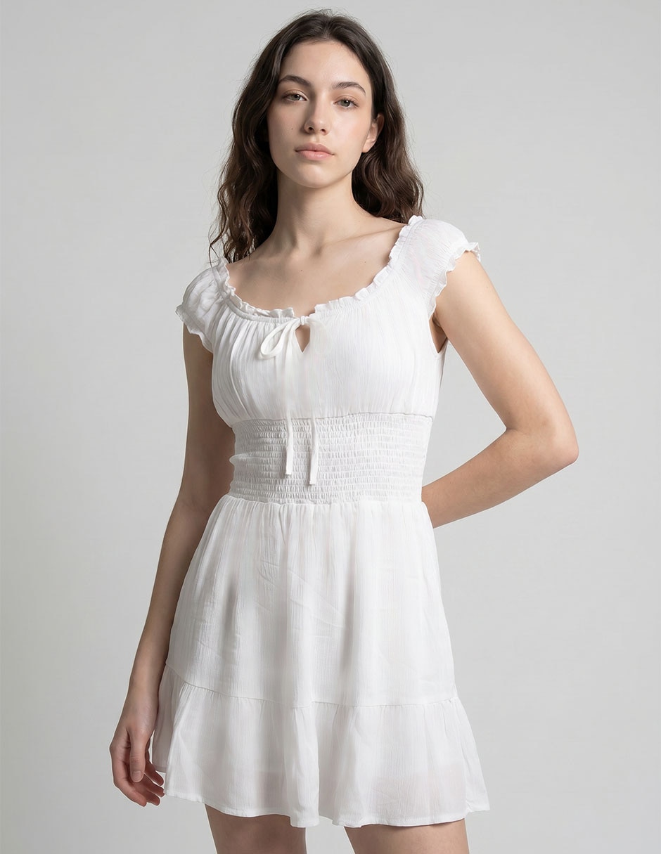 Vestido corto casual para mujer