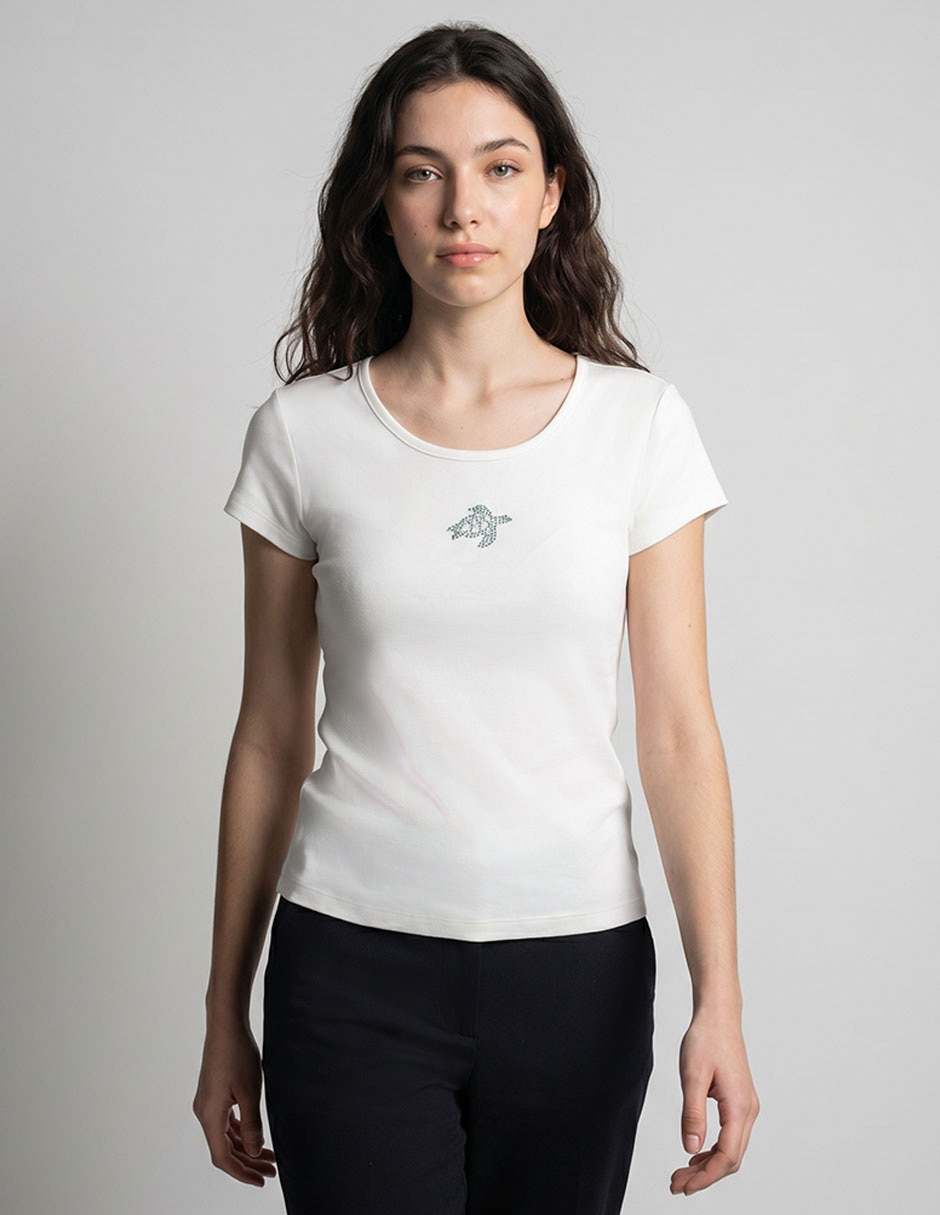 Playera regular para mujer
