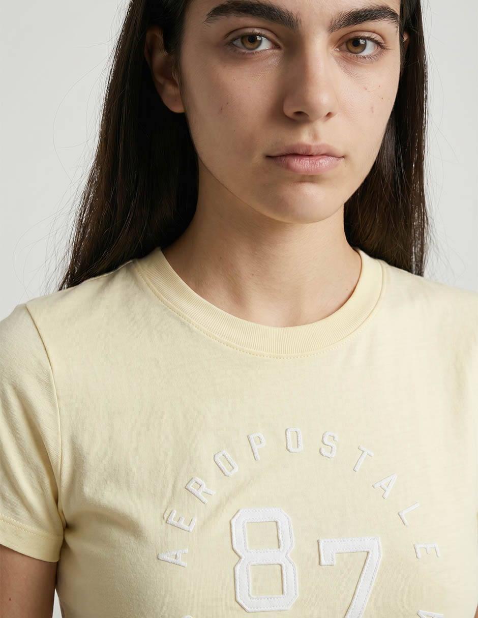 Playera Aero manga corta cuello redondo para mujer
