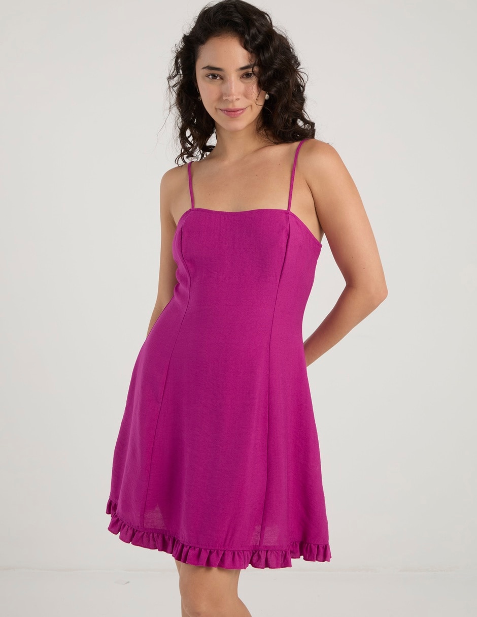 Vestido a la rodilla casual para mujer 1