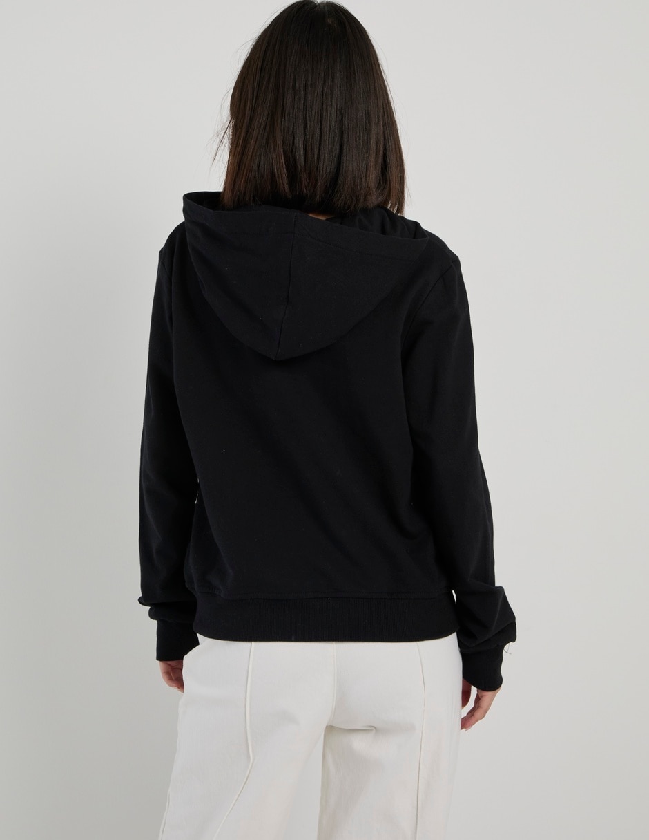 Sudadera con capucha y bolsa Hello Kitty Kuromi para mujer
