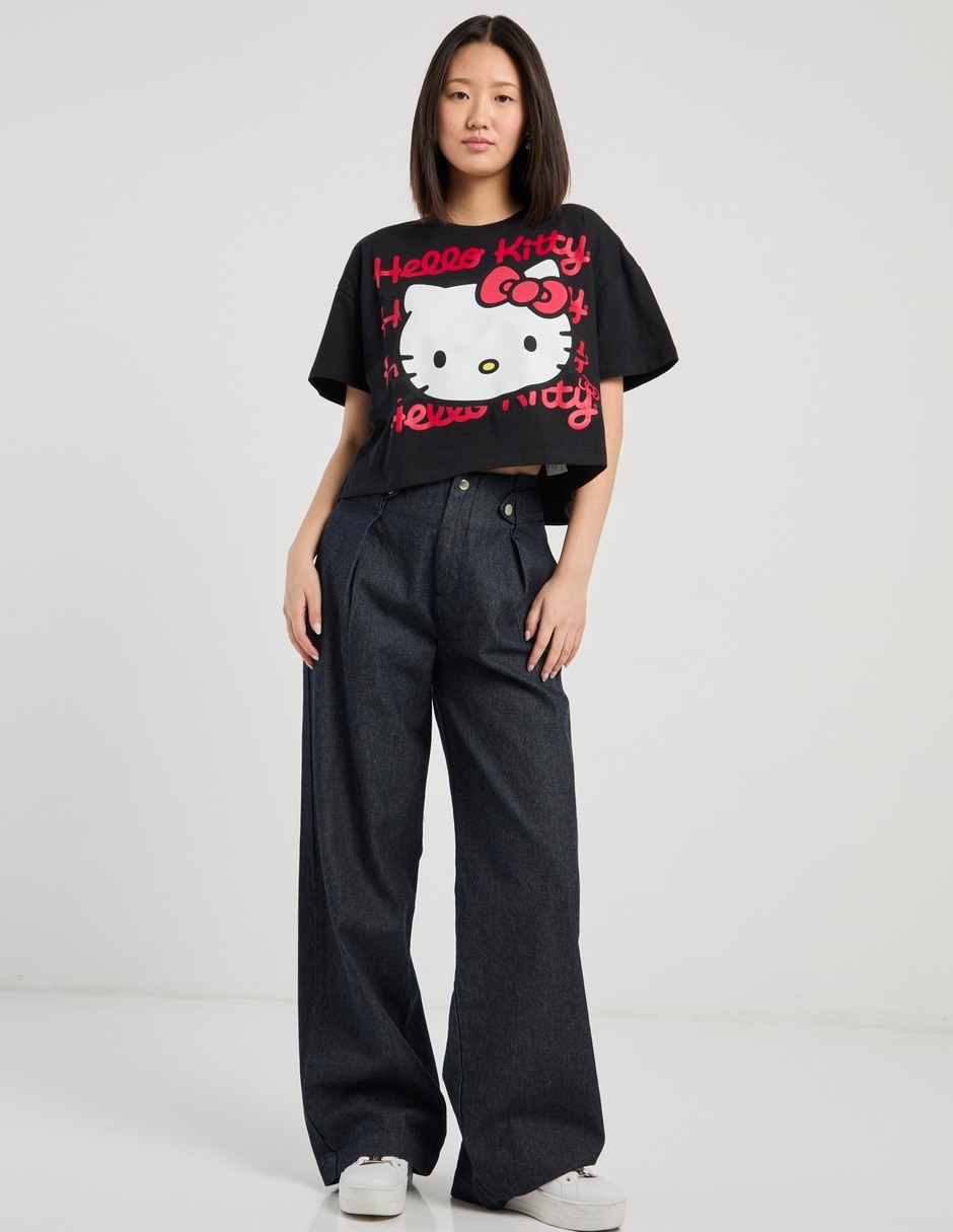 Playera manga corta cuello redondo para mujer 8