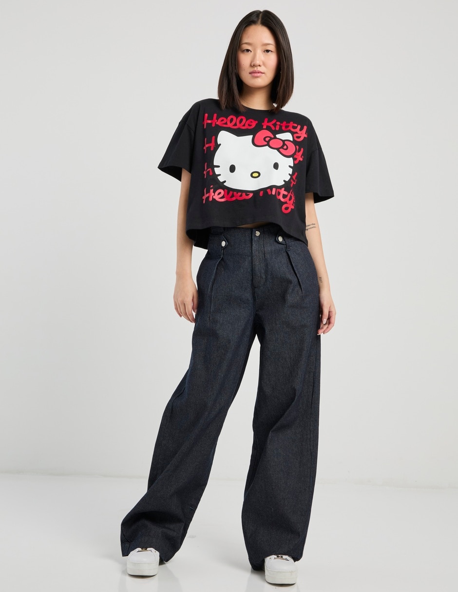 Jeans wide leg Aéropostale para mujer 4