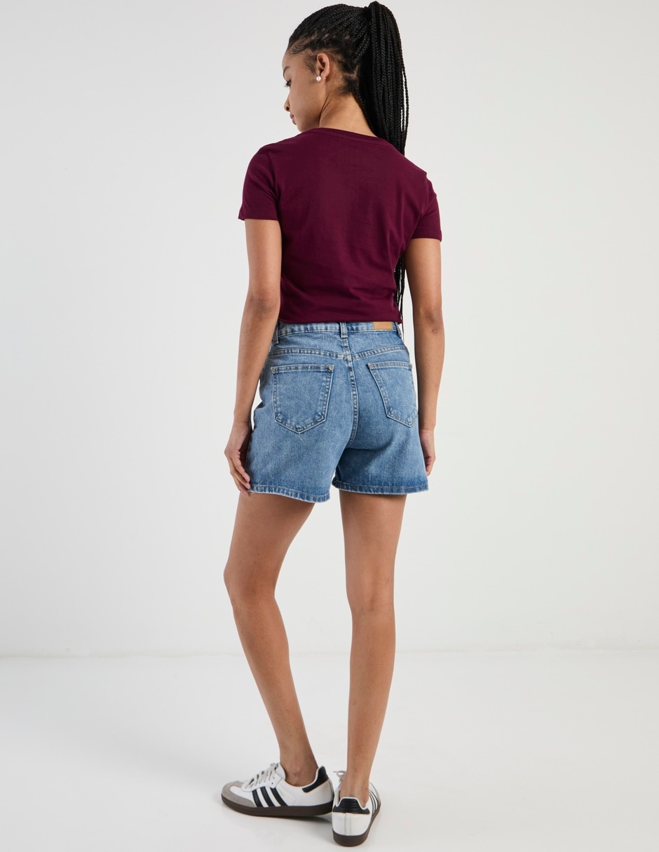 Short Aéropostale de mezclilla para mujer 6