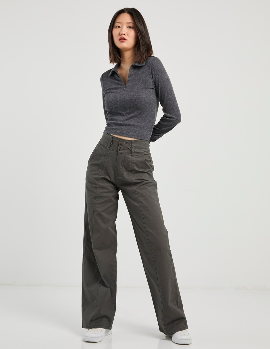 Pantalón straight para mujer