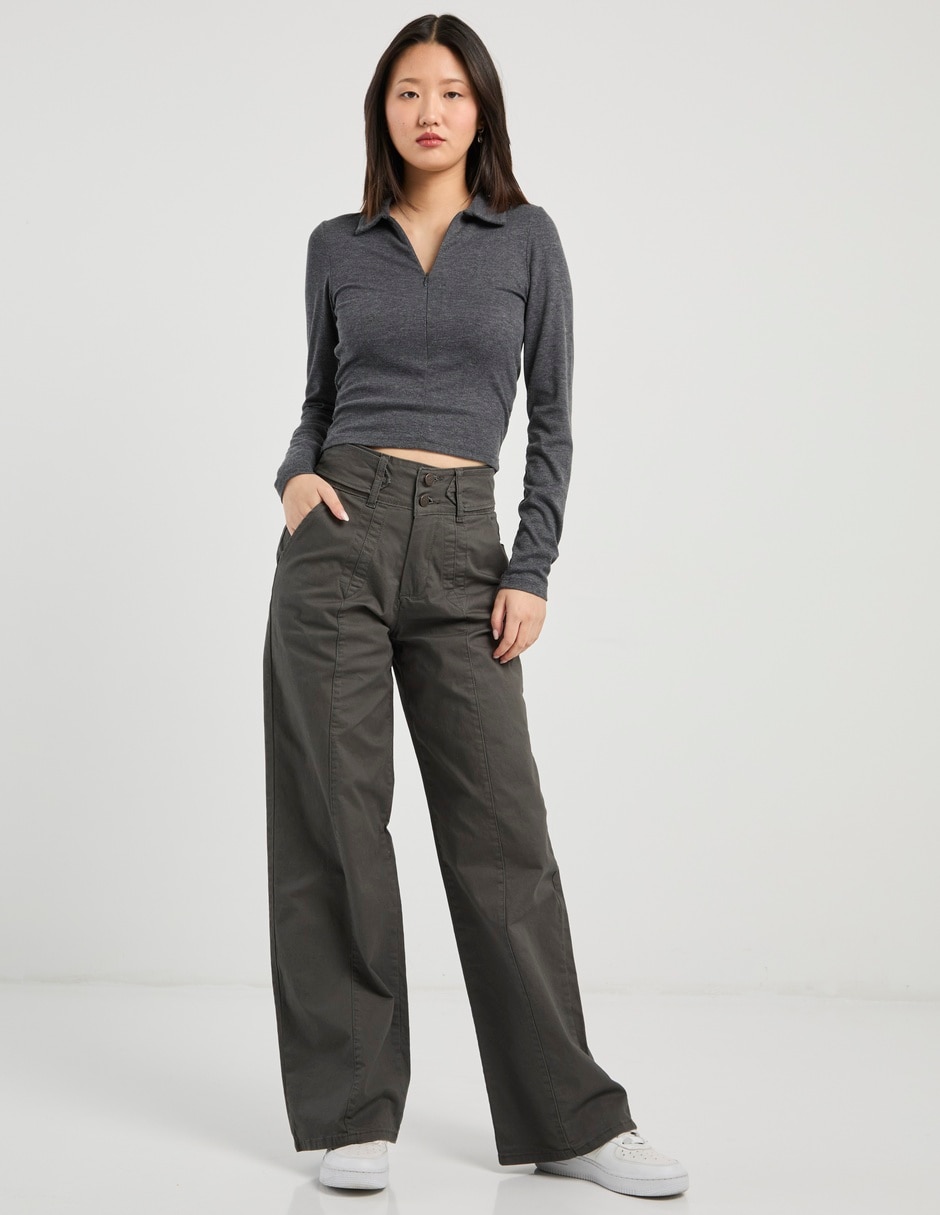 Pantalón straight para mujer 4