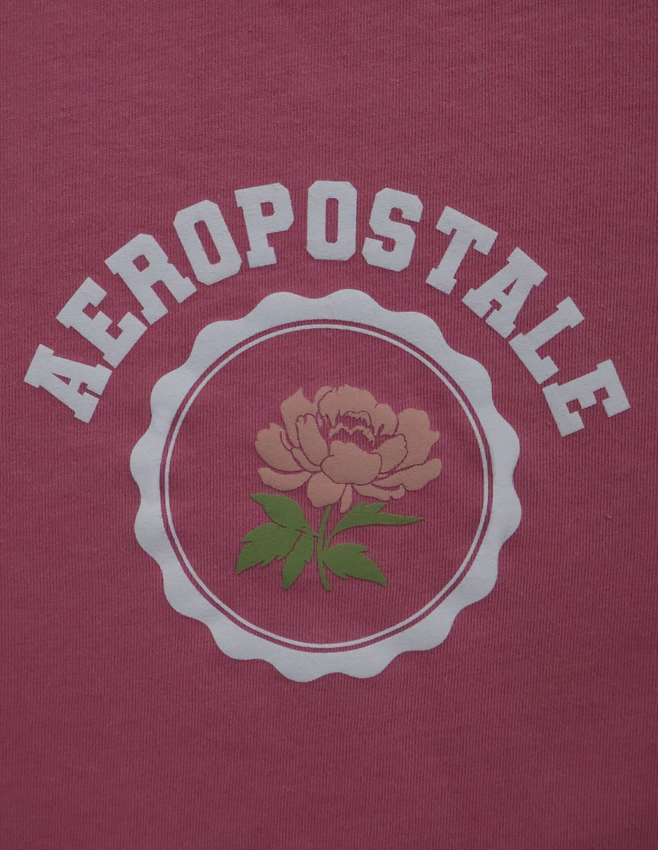 Playera manga corta Aéropostale cuello redondo para mujer