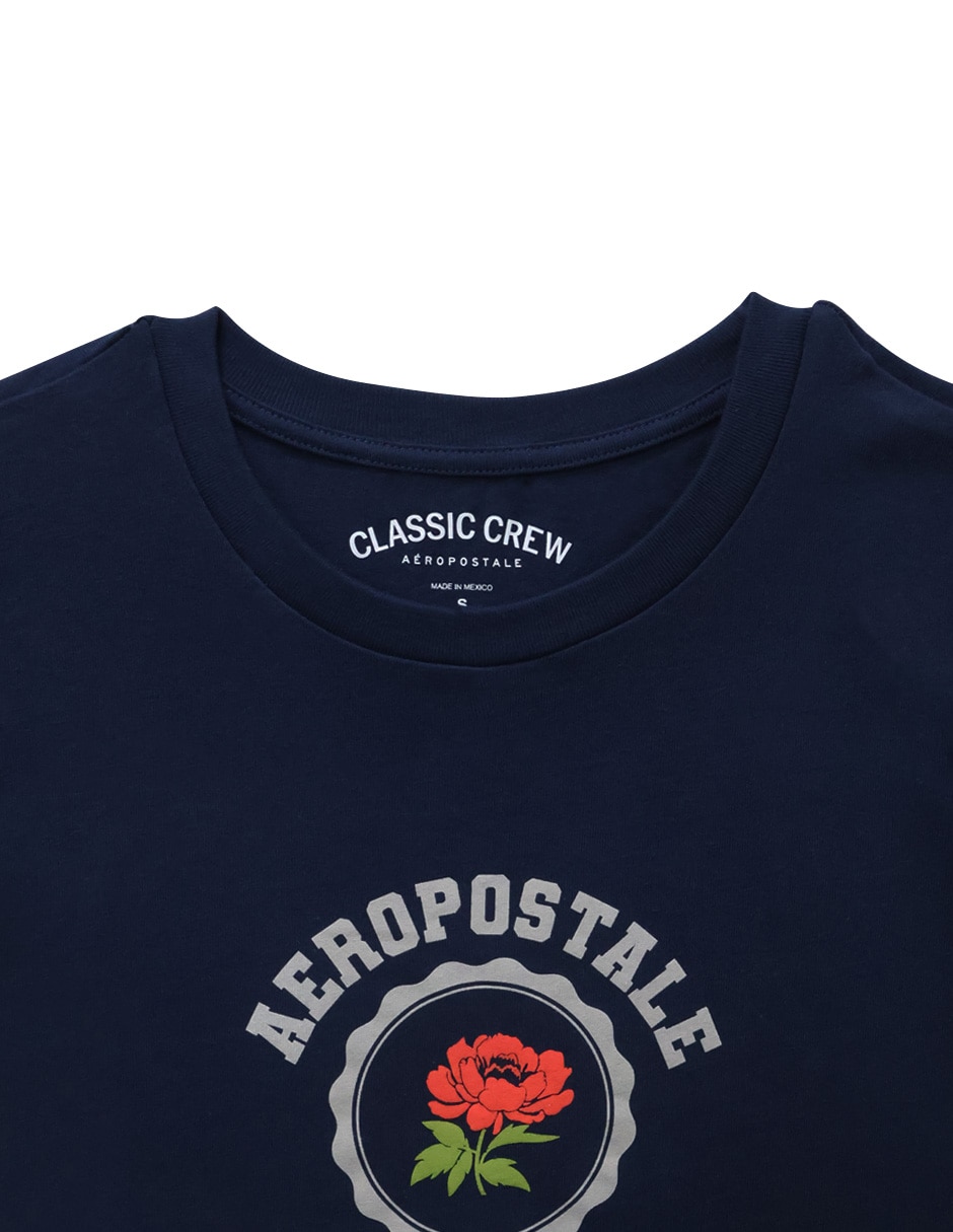 Playera manga corta Aéropostale cuello redondo para mujer 3