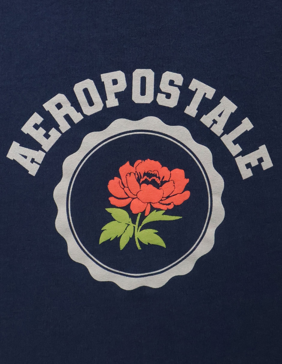 Playera manga corta Aéropostale cuello redondo para mujer 4