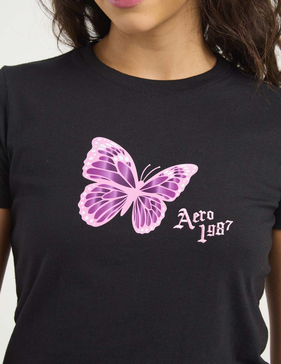 Playera manga corta cuello redondo mujer 5