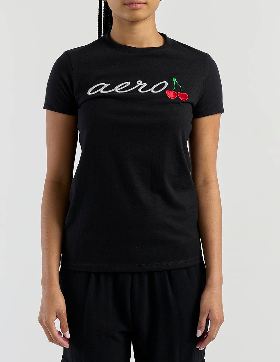Playera manga corta cuello redondo mujer 3
