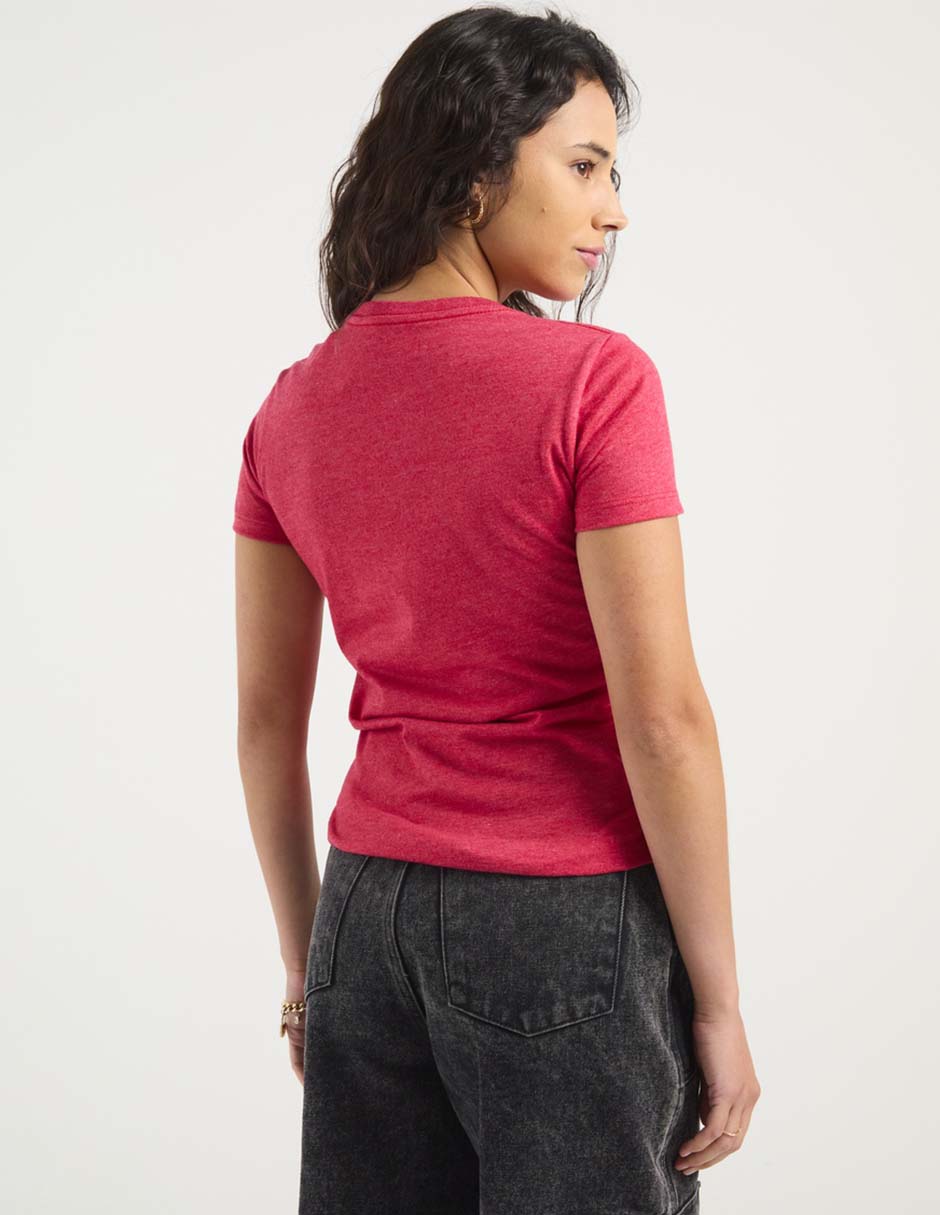 Playera manga corta cuello redondo mujer 7