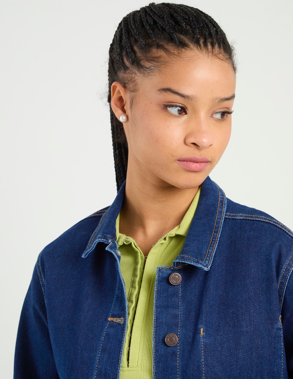 Chamarra denim Aéropostale de mezclilla para mujer