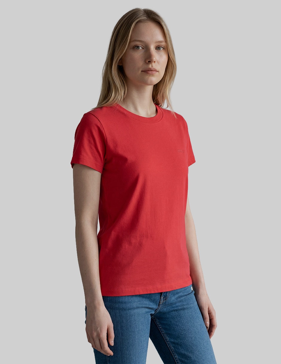 Playera manga corta Aero cuello redondo para mujer