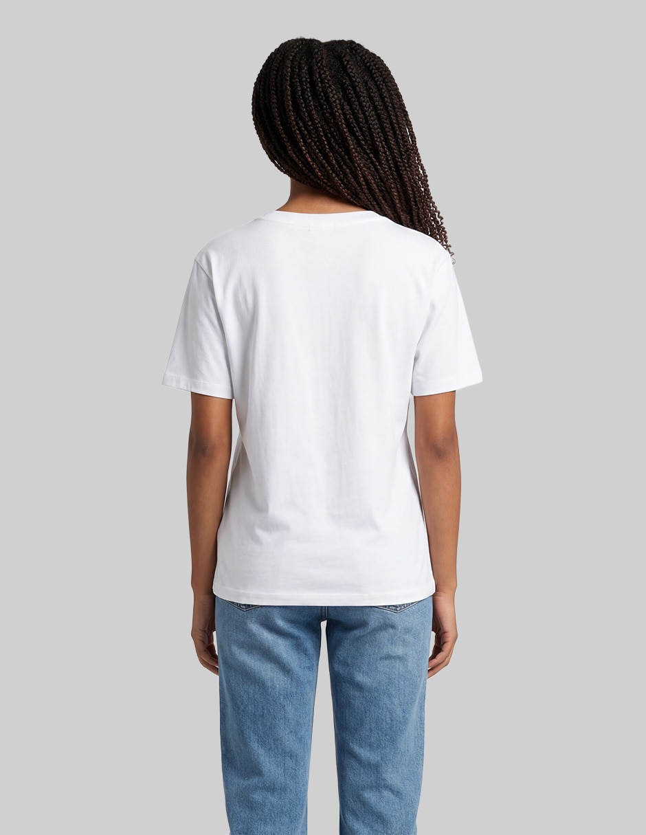 Playera manga corta cuello redondo para mujer 3