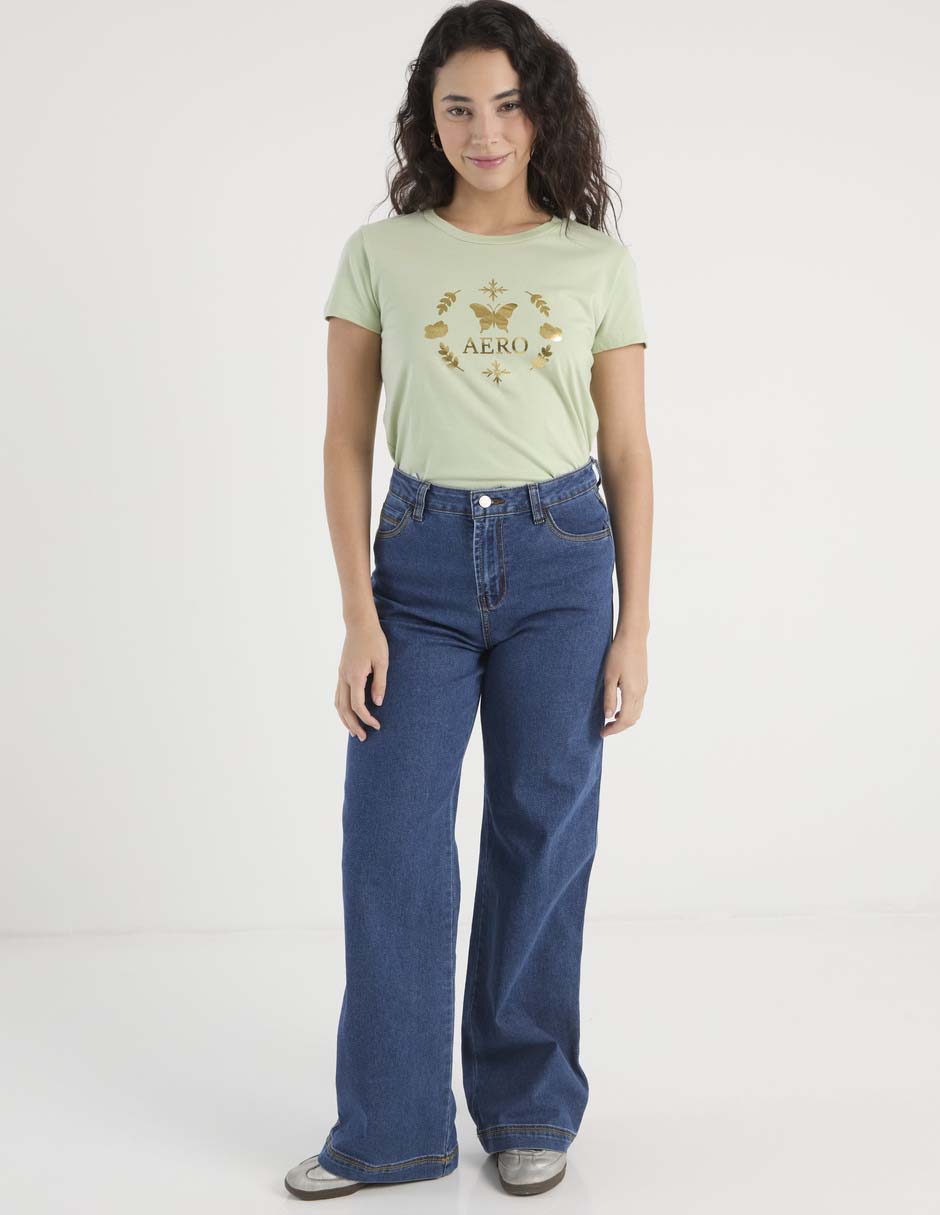 Jeans wide leg Aéropostale para mujer 5
