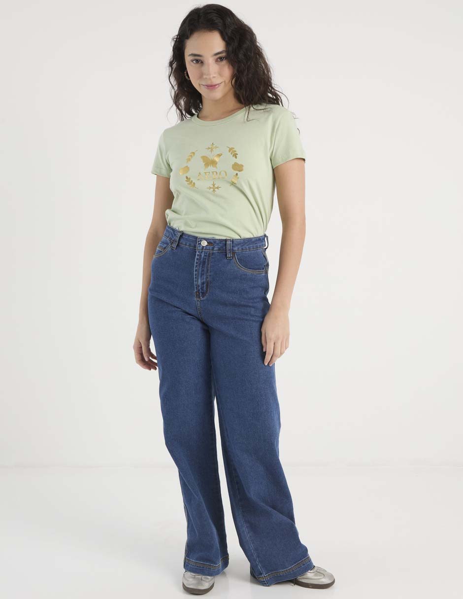 Jeans wide leg Aéropostale para mujer 4