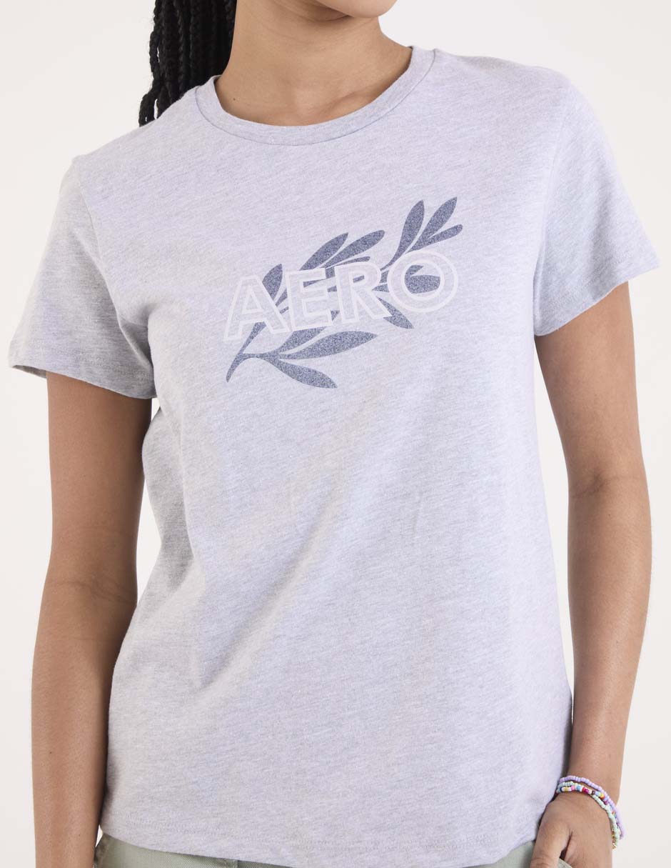 Playera manga corta Aero cuello redondo para mujer