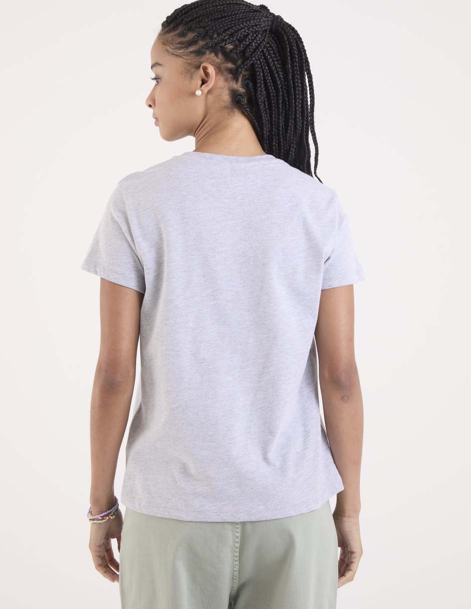 Playera manga corta Aero cuello redondo para mujer