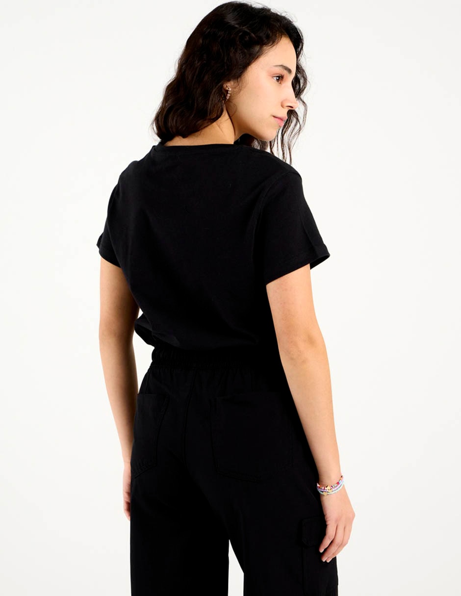 Playera manga corta Aero cuello redondo para mujer