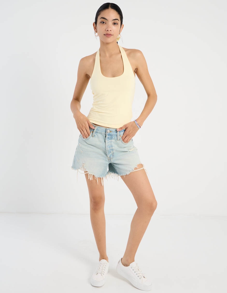 Playera manga corta cuello redondo para mujer 3