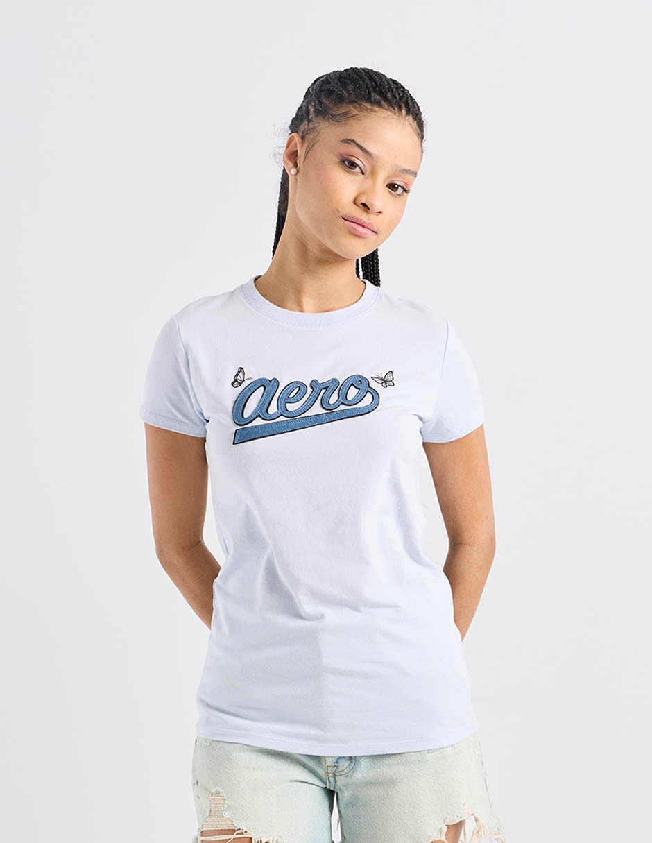 Playera manga corta cuello redondo mujer 2