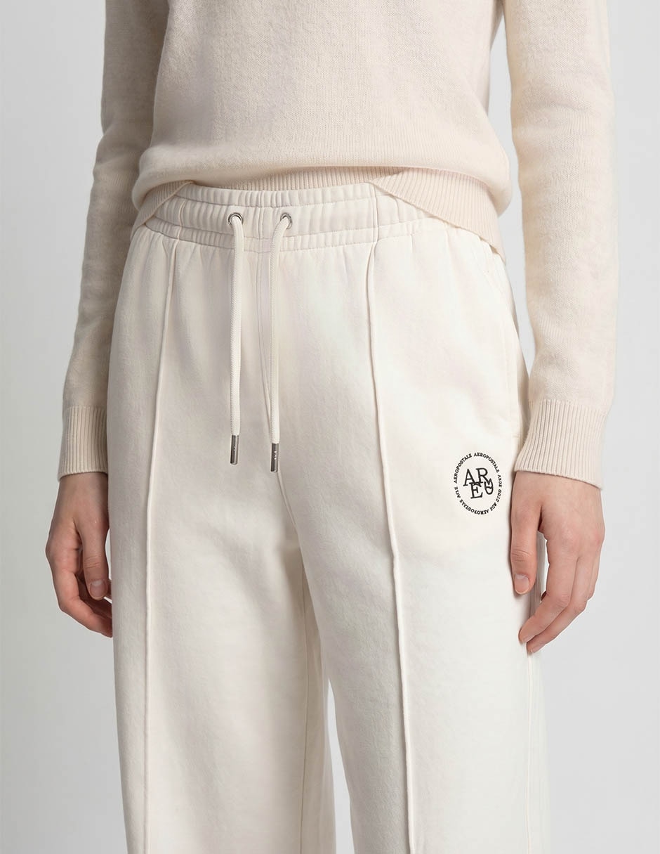 Pants straight Aéropostale con jareta para mujer