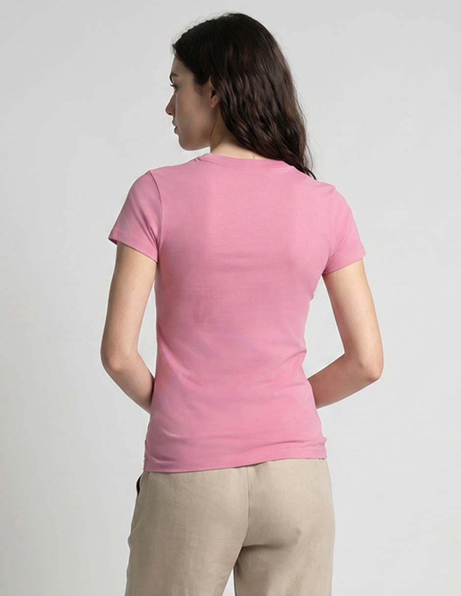 Playera manga corta Aero cuello redondo para mujer