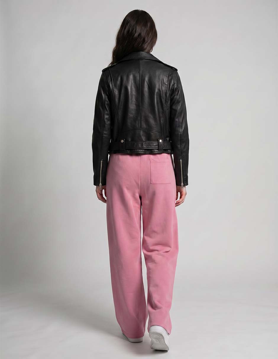 Pants straight con jareta para mujer 2