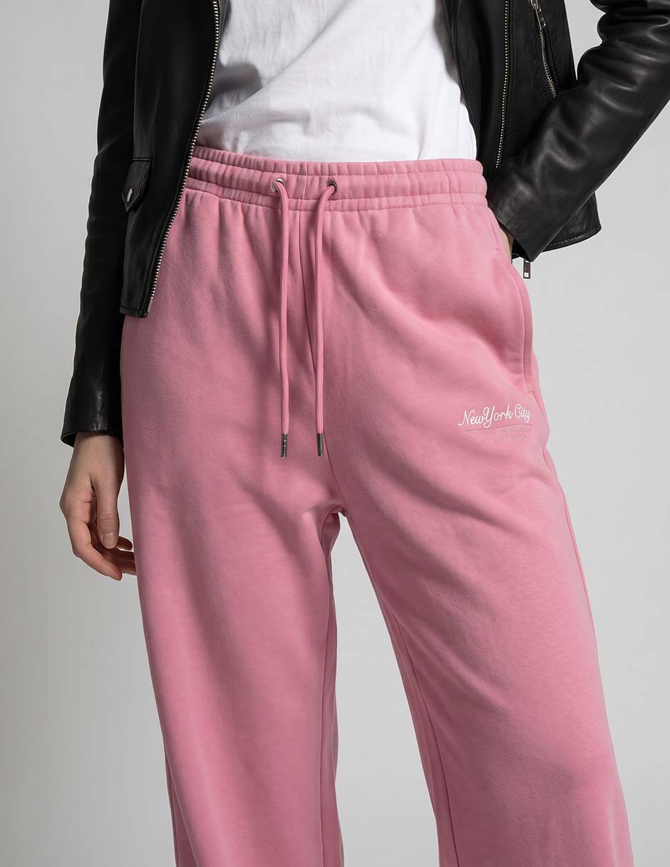 Pants straight con jareta para mujer 3