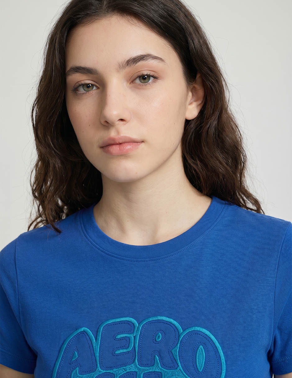 Playera manga corta cuello redondo para mujer 3
