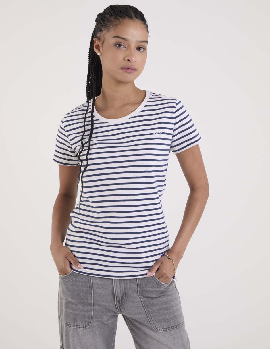 Playera manga corta Aero cuello redondo para mujer