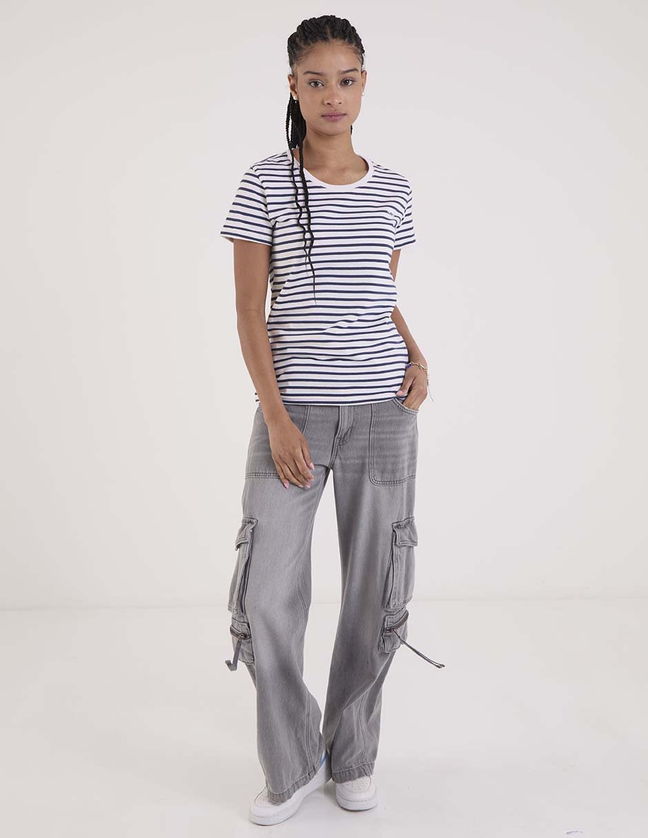Playera manga corta Aero cuello redondo para mujer